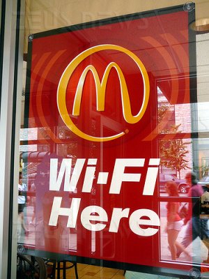 McDonald's Wi-Fi gratis illimitato password Sms