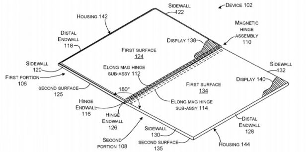 Detachable foldable device