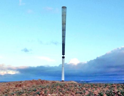 Vortex Bladeless Wind Turbine