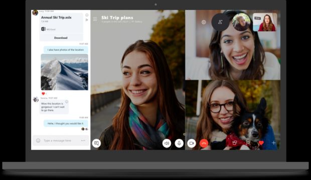 Skype versione 8