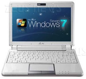 Netbook Microsoft Windows 7 qualsiasi versione