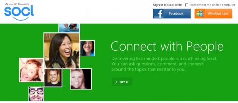 socl social network microsoft