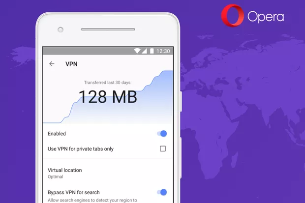 opera android vpn