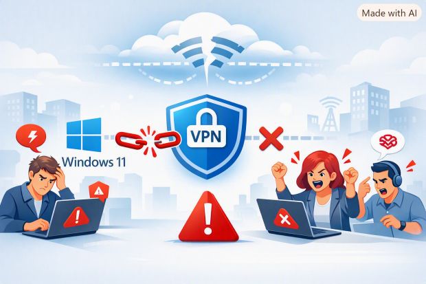windows11 rompe vpn