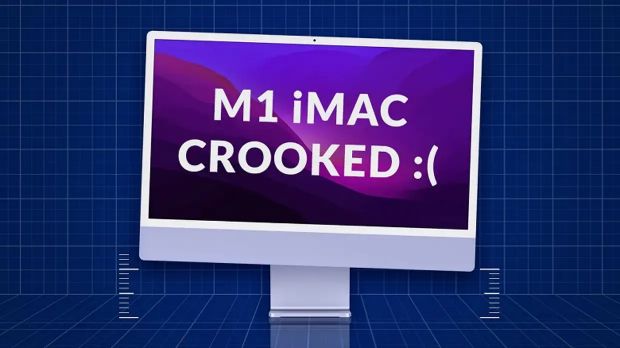 imac crooked