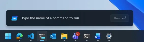 nuovo esegui