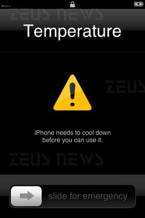Apple iPhone 3GS surriscaldamento scolorimento