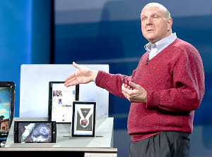 Ballmer Microsoft tablet Windows Phone 7