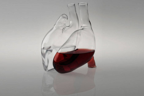 Liviana Osti Caraffa decanter cuore