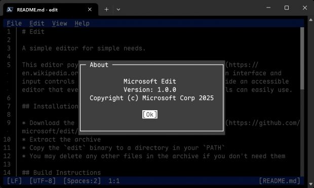 microsoft edit