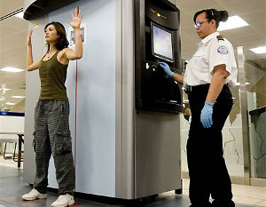 Body Scanner Jo Margetson Heathrow airport Baa