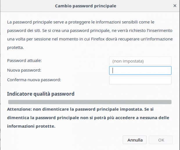 firefox master password