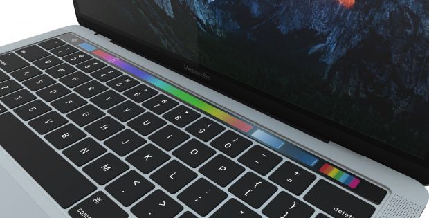 apple touchbar gesture