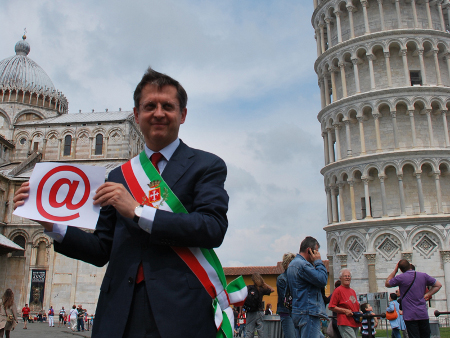 Pisa Festival Nazionale Internet flash mob