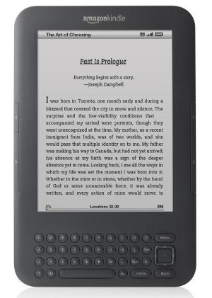 Amazon Kindle 3 e-book reader