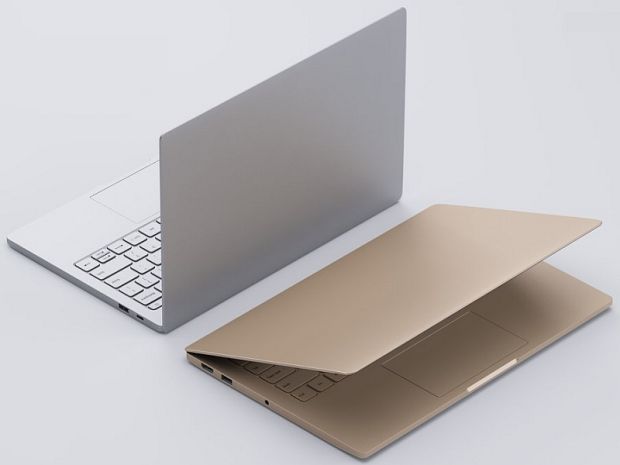 xiaomi mi notebook air silver gold