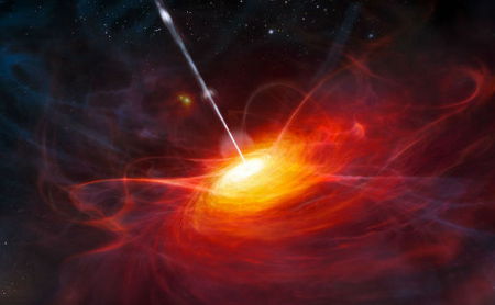 Quasar ULAS pi lontano e luminoso mai scoperto