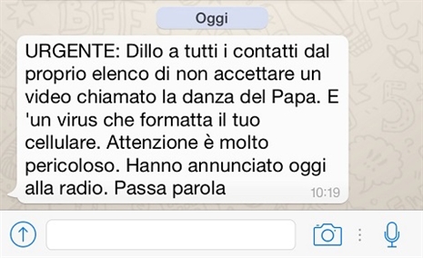 danza del papa