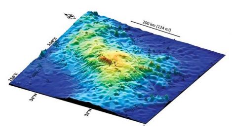 massiccio tamu vulcano