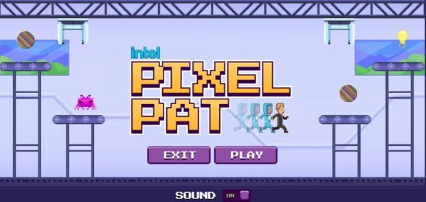 intel pixel pat videogame 8 bit