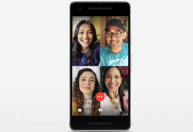 whatsapp videochiamate di gruppo