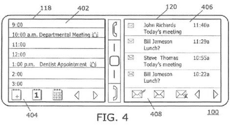 blackberry dual screen patent