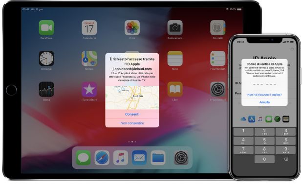 apple autenticazione due fattori causa