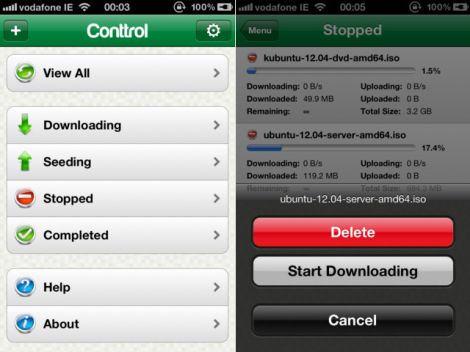 conttrol appstore bittorrent