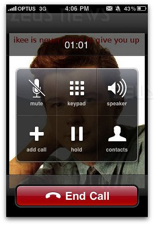 Worm per Apple iPhone Rick Astley