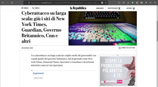 repubblica cyberattacco