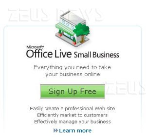 Schermata di accesso a Office Live