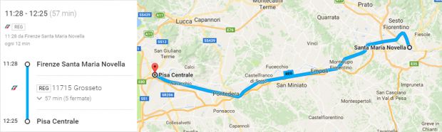 trenitalia google maps