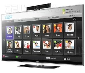 LG Panasonic Skype videochiamate alta definizione