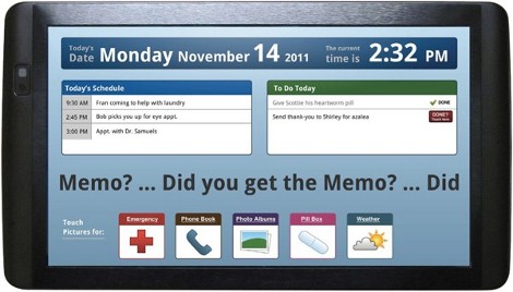 memo touch tablet anziani