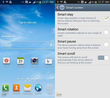 Samsung galaxy s iv screenshot