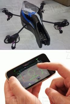 AR.Drone, pilotare con l'iPhone
