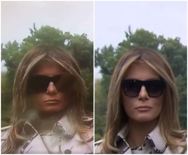 melania trump body double comparison by snopes