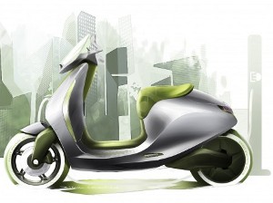 Smart scooter elettrico Mercedes Fortwo Electric