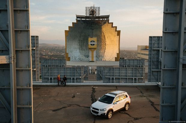 Uzbekistan Solar Oven Entrance