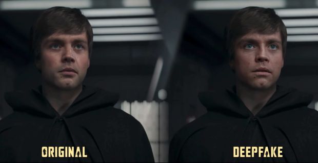 luke skywalker deepfake the mandalorian lucasfilm 