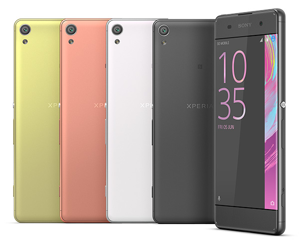 sony xperia xa colors