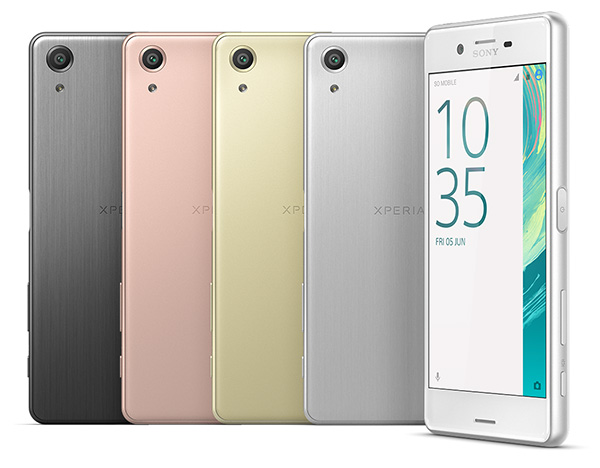 xperia x performance colors