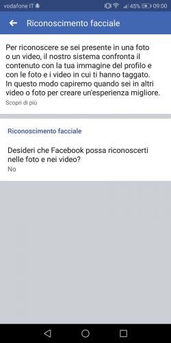 facebook riconoscimento facciale ue2