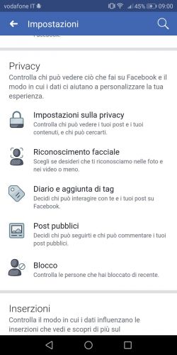 facebook riconoscimento facciale ue3