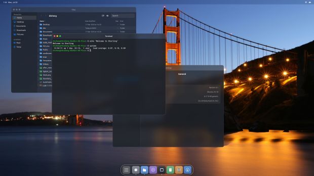 starling ambiente desktop linux ia