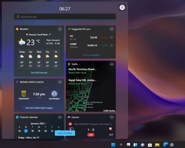 Windows 11 widget terze parti