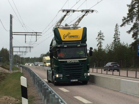 svezia camion autostrada elettrica