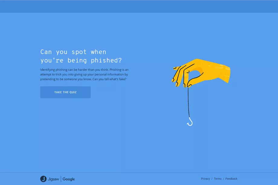 google quiz phishing