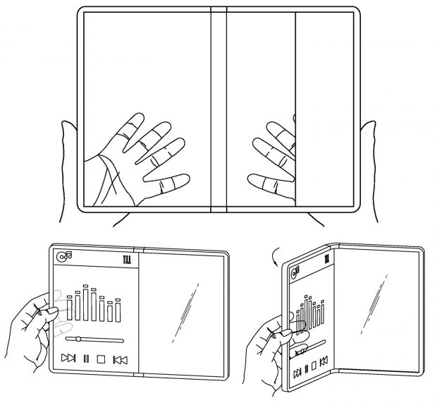 lg smartphone trasparente pieghevole