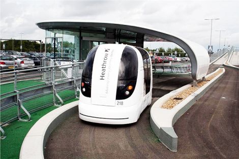 ULTra PRT Self Driving Pods UK 1